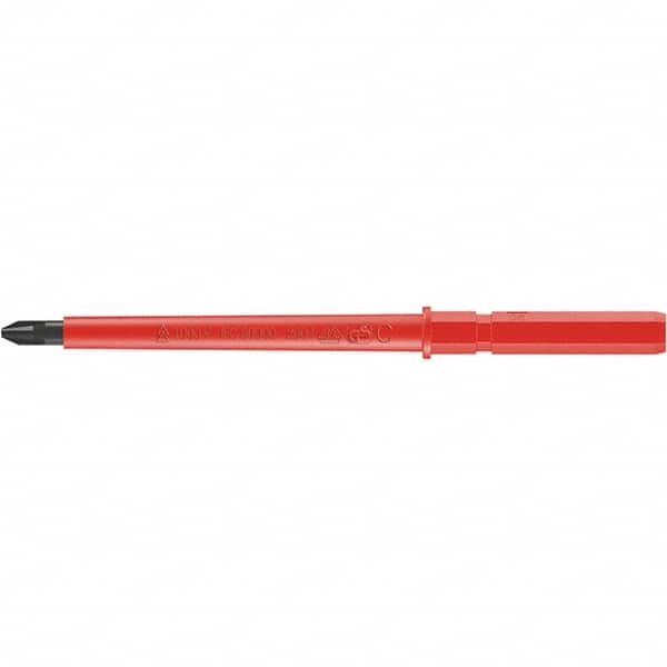 Wera - #2, Insulated Phillips Screwdriver Bit - Americas Industrial Supply