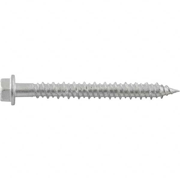 DeWALT Anchors & Fasteners - 1/4" Diam, 4 Length Under Head, Hex Drive Concrete Screw & Masonry Fastener - Americas Industrial Supply