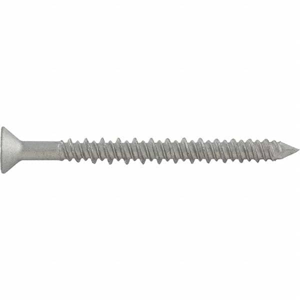 DeWALT Anchors & Fasteners - 3/16" Diam, 1-1/4 Overall Length, Phillips Drive Concrete Screw & Masonry Fastener - Americas Industrial Supply