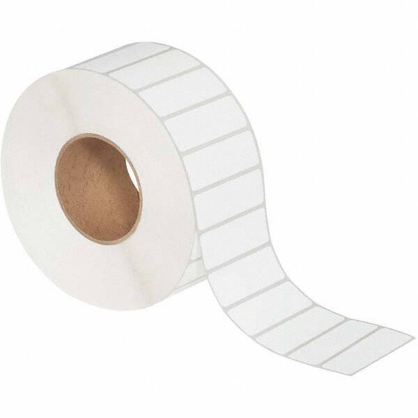 Value Collection - Pack of 6 Rolls, 5,000 Labels per Roll, 3" x 1" White Matte Coated Facestock Thermal Labels - Americas Industrial Supply
