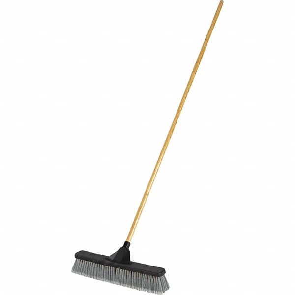 Rubbermaid - 18" Combo Duty Polyethylene Push Broom - Americas Industrial Supply