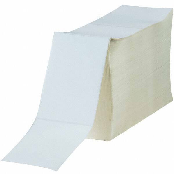 Value Collection - Pack of (2500), 4" x 6" White Matte Coated Facestock Thermal Label - Americas Industrial Supply