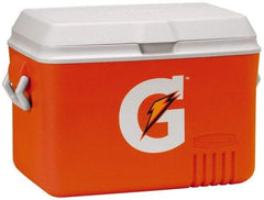 Gatorade - 48 Qt Ice Chest - Plastic, Orange/White - Americas Industrial Supply