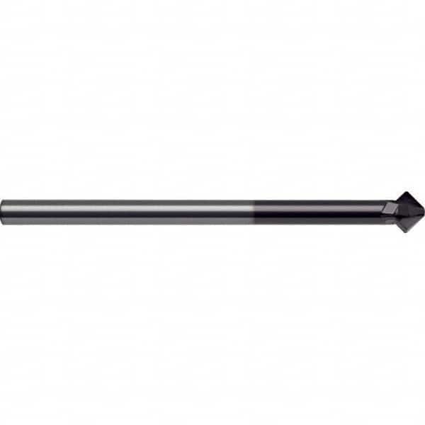 Guhring - 12mm Diam 4 Flute Single End Solid Carbide Chamfer Mill - Americas Industrial Supply