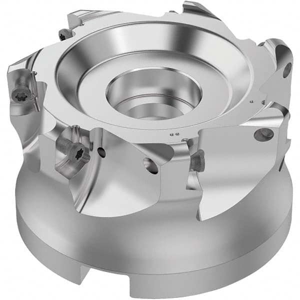 Seco - Indexable High-Feed Face Mills Cutting Diameter (mm): 84.00 Maximum Depth of Cut (mm): 1.80 - Americas Industrial Supply