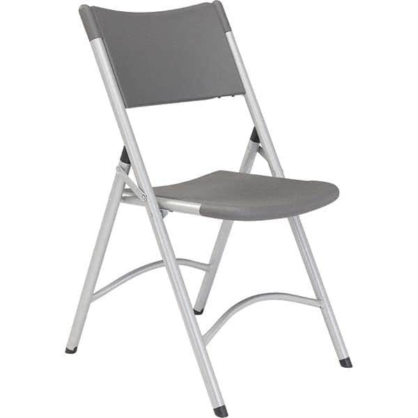 National Public Seating - Folding Chairs Pad Type: Folding Chair w/Plastic Seat & Back Material: Plastic/Steel - Americas Industrial Supply