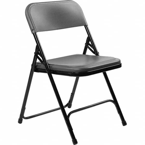National Public Seating - Folding Chairs Pad Type: Folding Chair w/Plastic Seat & Back Material: Plastic/Steel - Americas Industrial Supply