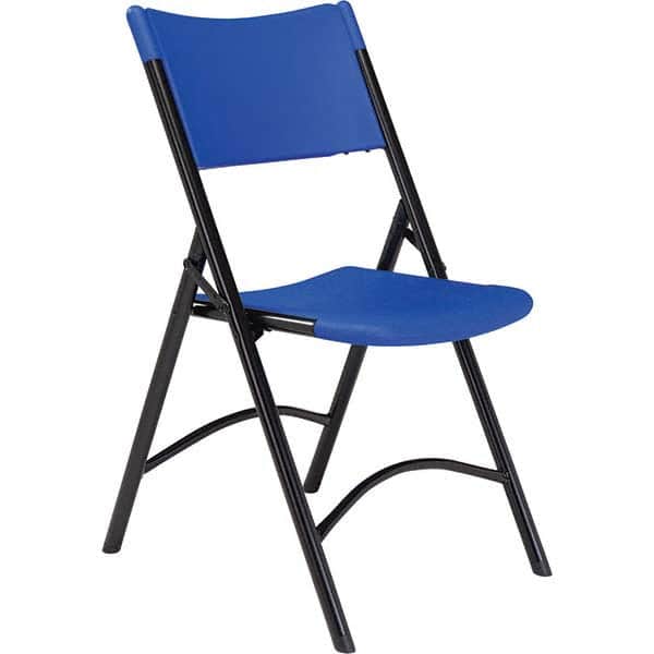 National Public Seating - Folding Chairs Pad Type: Folding Chair w/Plastic Seat & Back Material: Plastic/Steel - Americas Industrial Supply
