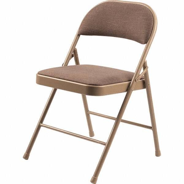 National Public Seating - Folding Chairs Pad Type: Folding Chair w/Fabric Padded Seat Material: Fabric/Steel - Americas Industrial Supply