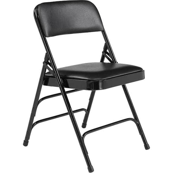 National Public Seating - Folding Chairs Pad Type: Folding Chair w/Vinyl Padded Seat Material: Vinyl; Steel - Americas Industrial Supply
