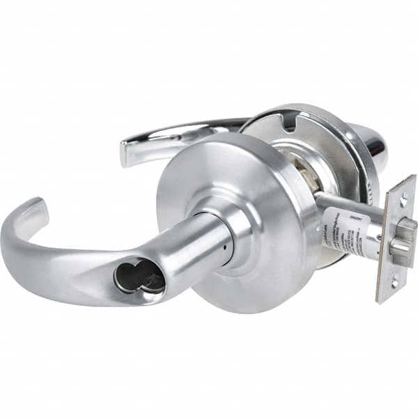 Schlage - Storeroom Lever Lockset for 1-5/8 to 2-1/8" Doors - Americas Industrial Supply