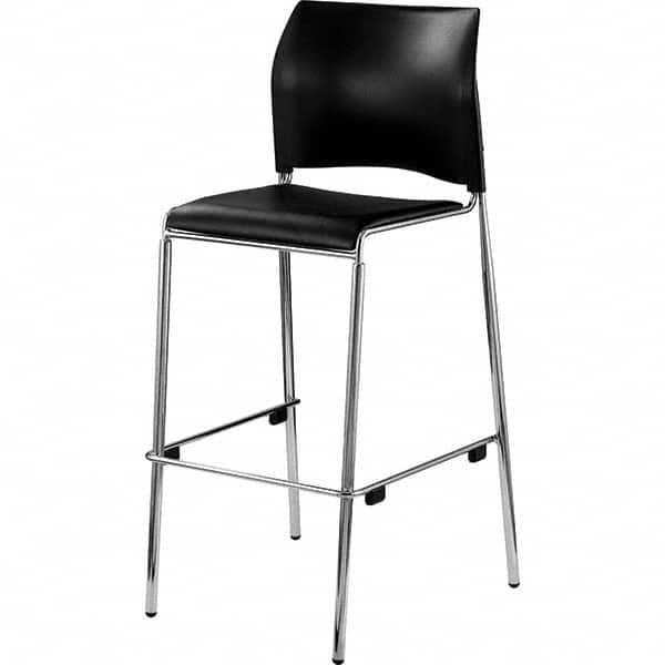 National Public Seating - Stationary Stools Type: Stool with Back Base Type: Standard - Americas Industrial Supply