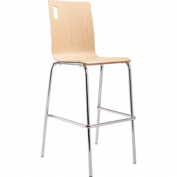 National Public Seating - Stationary Stools Type: Stool with Back Base Type: Standard - Americas Industrial Supply