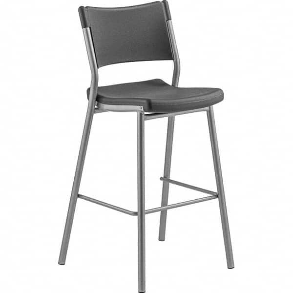 National Public Seating - Stationary Stools Type: Stool with Back Base Type: Standard - Americas Industrial Supply