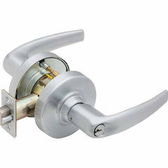 Schlage - Storeroom Lever Lockset for 1-5/8 to 2-1/8" Doors - Americas Industrial Supply