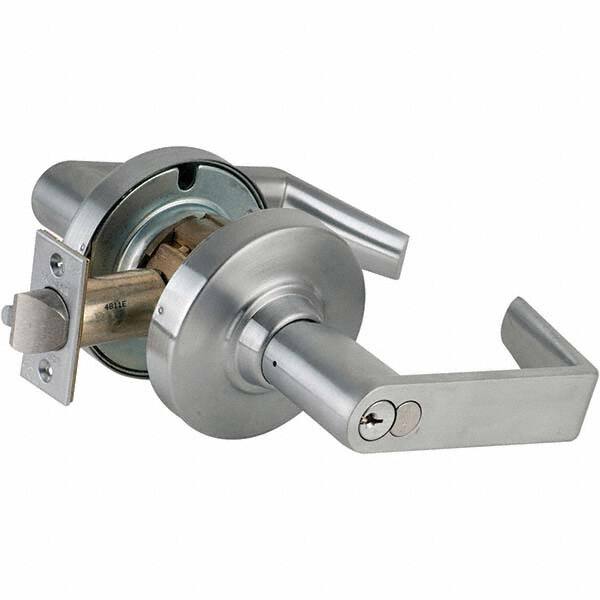 Schlage - Storeroom Lever Lockset for 1-5/8 to 2-1/8" Doors - Americas Industrial Supply