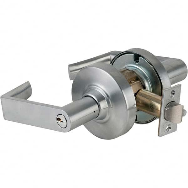 Schlage - Office Lever Lockset for 1-5/8 to 2-1/8" Doors - Americas Industrial Supply
