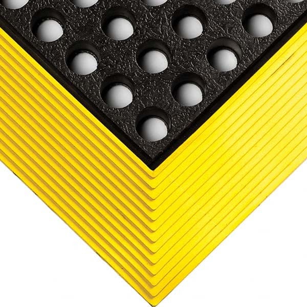 Wearwell - 3' Long x 2' Wide x 5/8" Thick Dry/Wet Environment Heavy Duty Anti-Fatigue Matting - Americas Industrial Supply