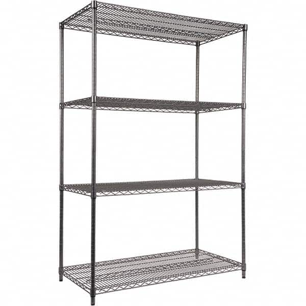 ALERA - 4,000 Lb Capacity 4 Shelf Wire Shelving - Starter Unit - Americas Industrial Supply
