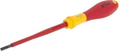 Wiha - Standard Slotted Screwdriver - Ergonomic Handle - Americas Industrial Supply