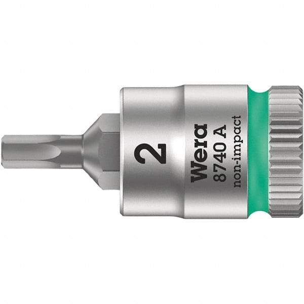 Wera - 1/4" Drive, 5/64" Hex Bit Socket - 3-3/4" OAL - Americas Industrial Supply