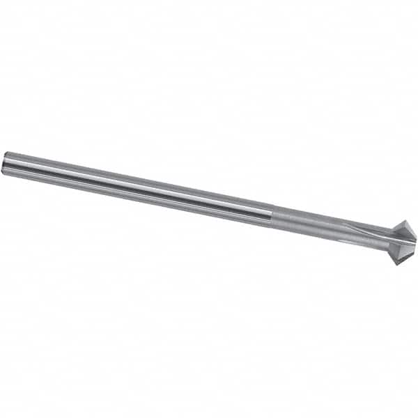 Magafor - 0.472" Cutter Head Diam, 0.232" Flat Width, Solid Carbide, Single Back Chamfer - Americas Industrial Supply