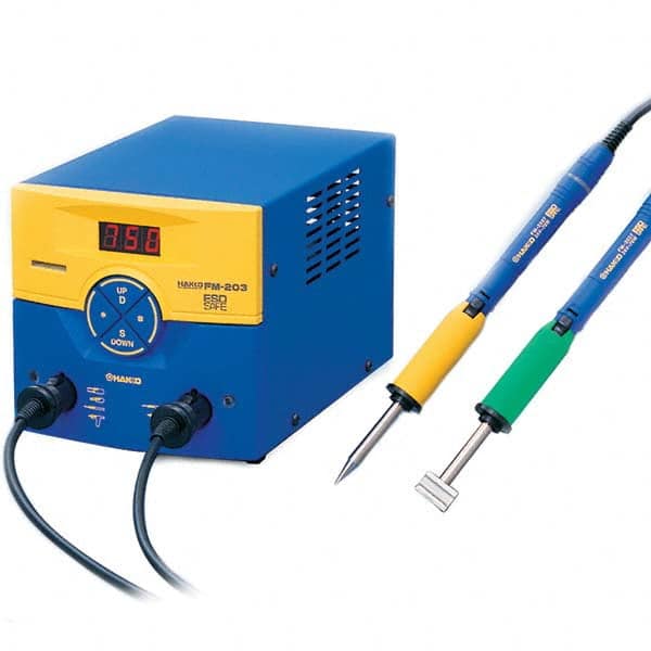Soldering Stations; Type: Dual Port Soldering System w/ Two Soldering Handpieces; Soldering; Minimum Operating Temperature: 400 ™F; 200 ™C; Maximum Operating Temperature: 840 ™F; 450 ™C; Features: More Soldering Functionality; Accessories: B3253 Conne