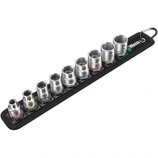 Wera - Hex & Torx Bit Socket Sets Type: Hex Bit Socket Set Drive Size: 3/8 - Americas Industrial Supply