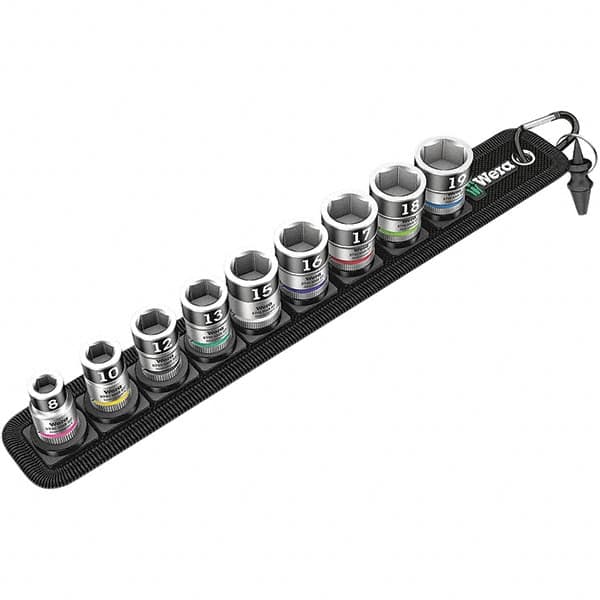 Wera - Hex & Torx Bit Socket Sets Type: Hex Bit Socket Set Drive Size: 3/8 - Americas Industrial Supply