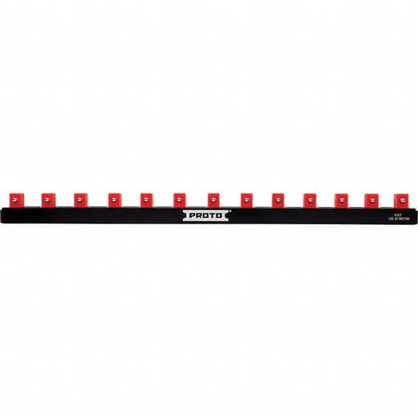 Stanley - Socket Holders & Trays Type: Clip Rail Drive Size: 3/8 - Americas Industrial Supply