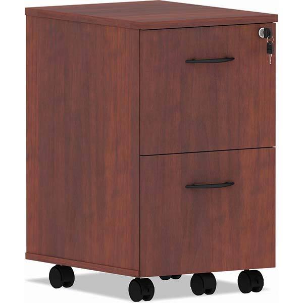 ALERA - File Cabinets & Accessories Type: Vertical Pedestal w/Wheels Number of Drawers: 2 - Americas Industrial Supply