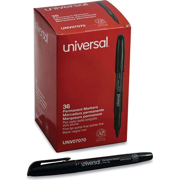 UNIVERSAL - Markers & Paintsticks Type: Permanent Color: Black - Americas Industrial Supply