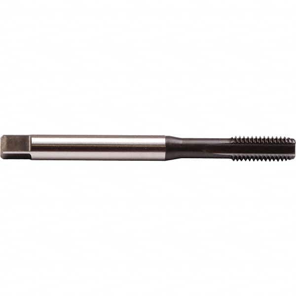 Emuge - M4x0.70 Metric D4 0-Flute Bright Finish Solid Carbide Straight Flute Machine Tap - Americas Industrial Supply