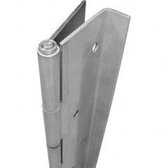 Stanley - 84" Long x 5" Wide Grade 1 304 Stainless Steel Commercial Hinge - Americas Industrial Supply