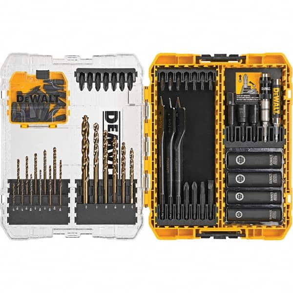 DeWALT - Power & Impact Screwdriver Bit Sets Point Type: Pilot Tool Type: Impact Hex Bit Set - Americas Industrial Supply