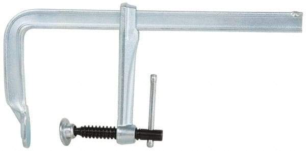 Bessey - 5-1/2" Deep Throat, 12" Max Capacity, Standard Sliding Arm Clamp - 1,320 Lb Clamping Pressure, 0.7" Spindle Diam - Americas Industrial Supply