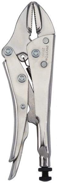 Proto - 9-1/4" OAL Straight Jaw Locking Pliers - 5/8" Jaw Width, 1-21/32" Jaw Depth - Americas Industrial Supply