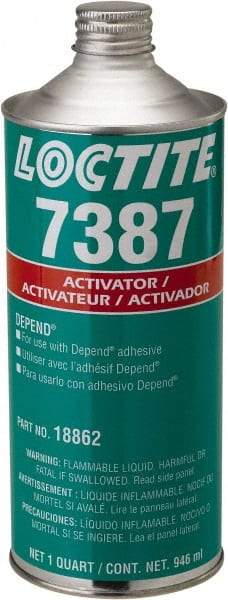 Loctite - 32 Fl Oz, Amber Adhesive Activator - Americas Industrial Supply