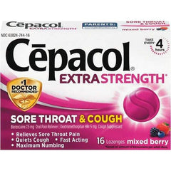 Cepacol - Mixed Berry Flavor Cough Drop Lozenges - Sore Throat Relief - Americas Industrial Supply