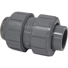 Asahi/America - 1-1/4" CPVC Check Valve - True Union Ball Check, Socket x Thread, 150 WOG - Americas Industrial Supply