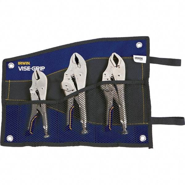 Irwin - Locking Pliers Plier Type: Locking Pliers Jaw Style: Straight; Curve w/Wire Cutter; Long Nose - Americas Industrial Supply