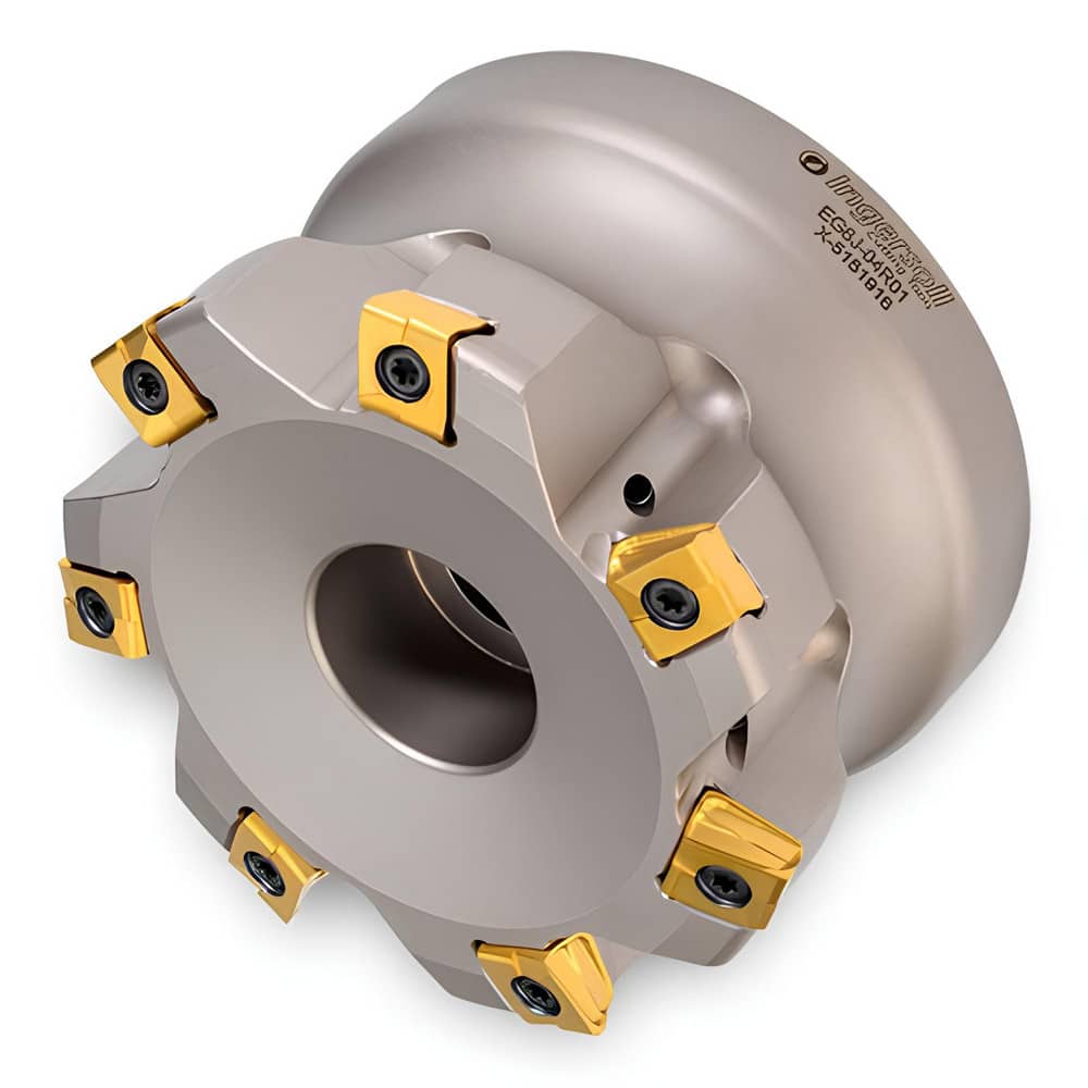Indexable High-Feed Face Mills; Minimum Cutting Diameter: 1.1700 in; Maximum Cutting Diameter: 2.0000 in; Maximum Depth Of Cut: 0.0900 in; Arbor Hole Diameter (mm): 0.75; Compatible Insert Size Code: 324; Maximum Ramping Angle: 0.5 ™; Series: EG5J; Cutte
