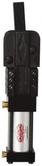 De-Sta-Co - 5,000 Lb Inner Hold Capacity, Vert Mount, Air Power Hold-Down Toggle Clamp - 3/8 NPT Port, 307.85mm Height Under Bar - Americas Industrial Supply
