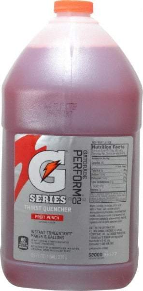 Gatorade - 1 Gal Bottle Fruit Punch Activity Drink - Liquid Concentrate, Yields 6 Gal - Americas Industrial Supply