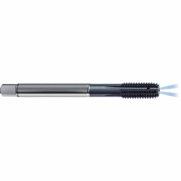 Guhring - 3/8-24 UNF 2BX H7/H8 Thread Limit Modified Bottoming Thread Forming Tap - High Speed Steel, TiCN Finish, 3.543" OAL, Right Hand Thread, Series 4380 - Americas Industrial Supply