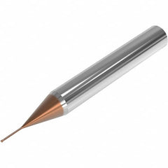 Seco - 1.5mm, 2 Flute, Single End, Solid Carbide, 0.2mm Corner Radius End Mill - 60mm OAL, 28° Helix, Right Hand Flute, 1.13mm LOC, Right Hand Cut, 15mm Extended Reach - Americas Industrial Supply