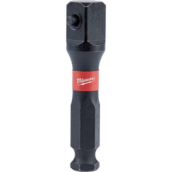 Milwaukee Tool - Socket Adapters & Universal Joints Type: Impact Adapter Male Size: 7/16 Socket Drive to 1/2 Hex - Americas Industrial Supply