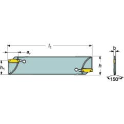 N123D15-21A2 CoroCut® 1-2 Blade for Parting - Americas Industrial Supply
