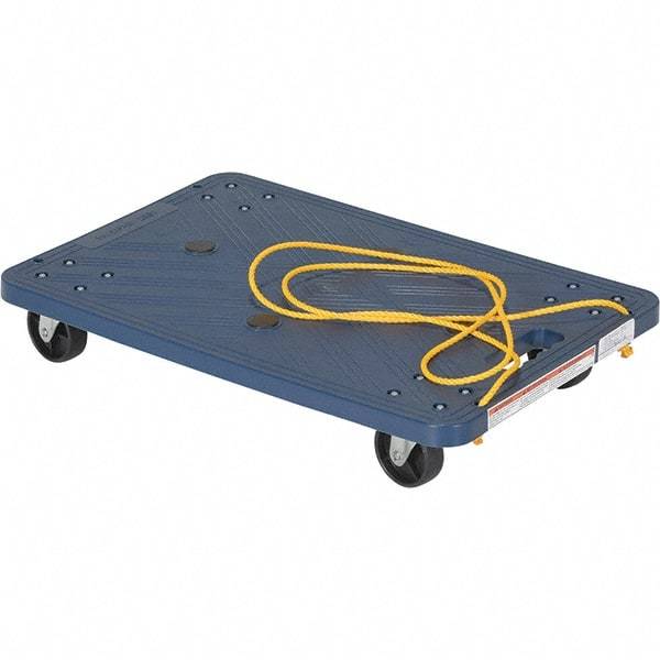 Vestil - 220 Lb Capacity Plastic Dolly - 24" Long x 16" Wide - Americas Industrial Supply