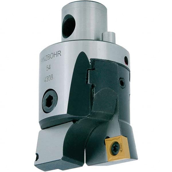 Techniks - Size D32, 1.535" Min Diam, Right Hand Modular Boring Cutting Unit Head - Americas Industrial Supply